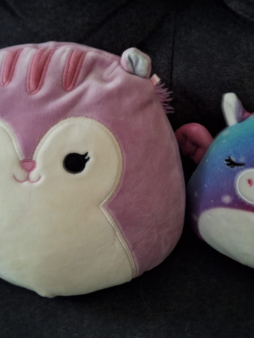 Squishmallows 2 Squirrels And A Unicorn Of Various Sizes